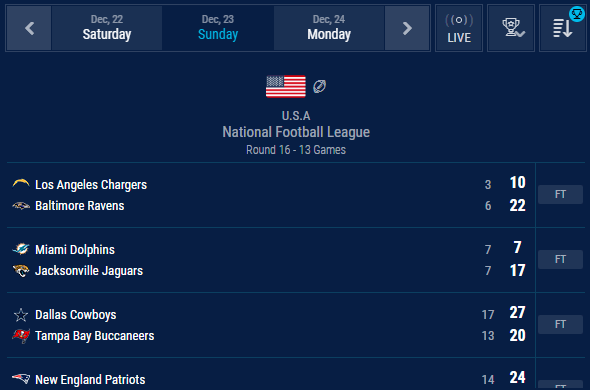 Football Livescore Widgets, Live Widget, Livescore API XML Feeds